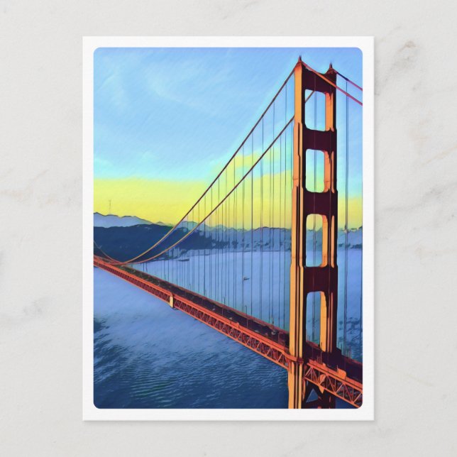 Carte Postale San Francisco - PORTE D'OR - Pont (Devant)