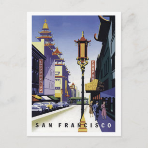 Carte Postale San Francisco, rue urbaine de la ville, quartier c