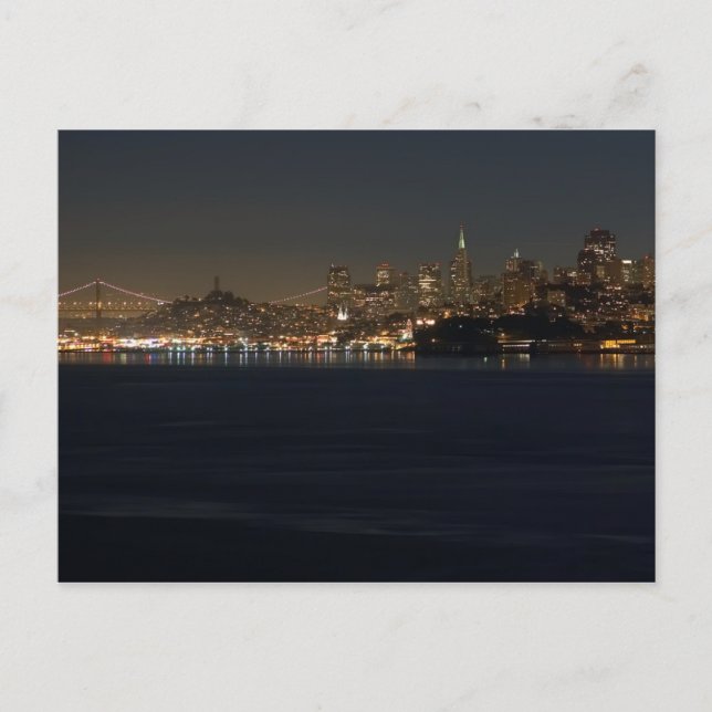 Carte Postale San Francisco Skyline (Devant)