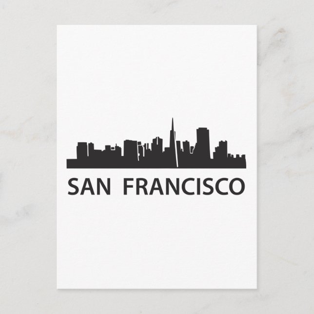Carte Postale San Francisco Skyline (Devant)