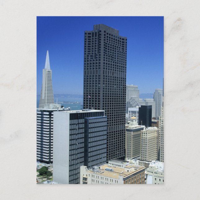 Carte Postale San Francisco, Skyline du quartier financier (Devant)