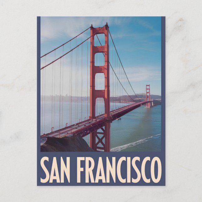 Carte Postale San Francisco USA vintage (Devant)