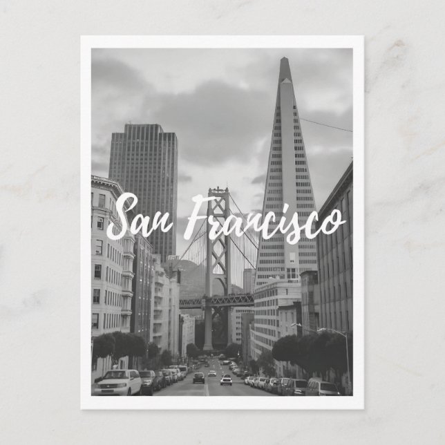 Carte Postale San Francisco Voyage Vintage  (Devant)