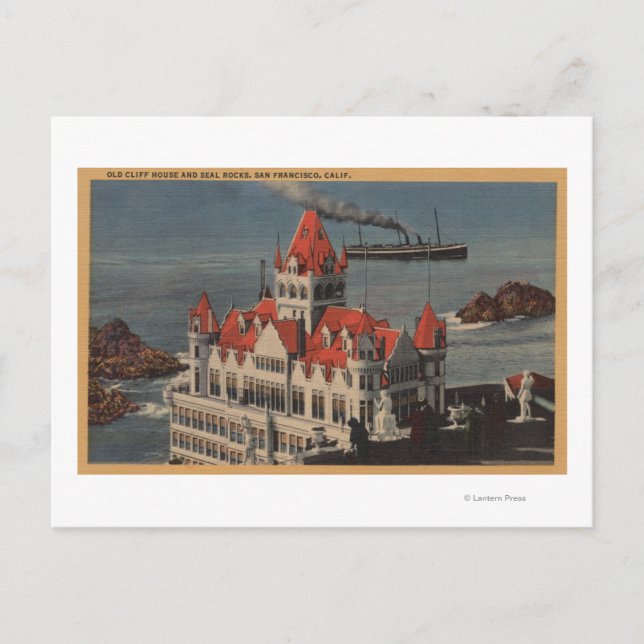 Carte Postale San Francisco, VU de Old Cliff House (Devant)