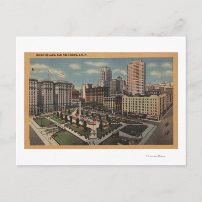 Carte Postale San Francisco, Vue Carré de l'Union africaine (Devant)
