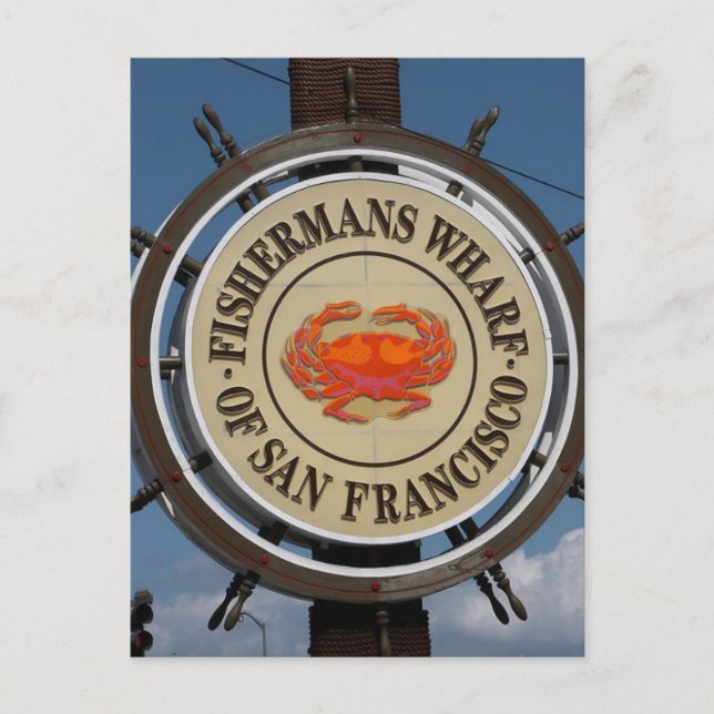 Carte Postale San Francisco Warf (Devant)