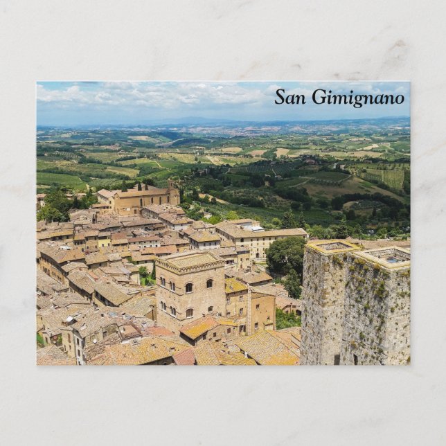 Carte Postale San Gimignano, Italie (Devant)
