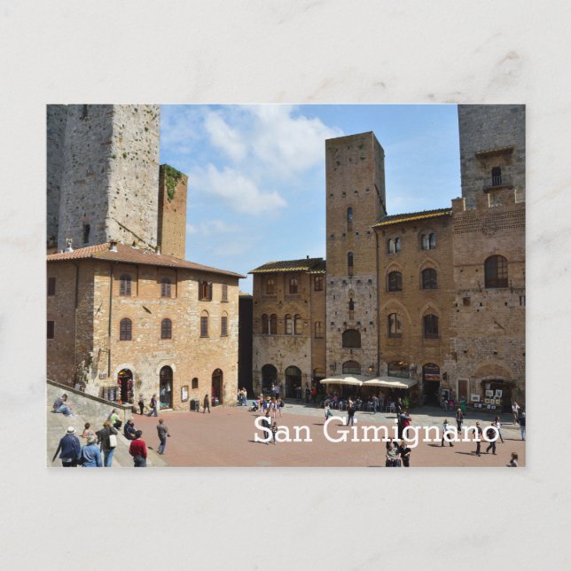 Carte Postale San Gimignano, Italie (Devant)
