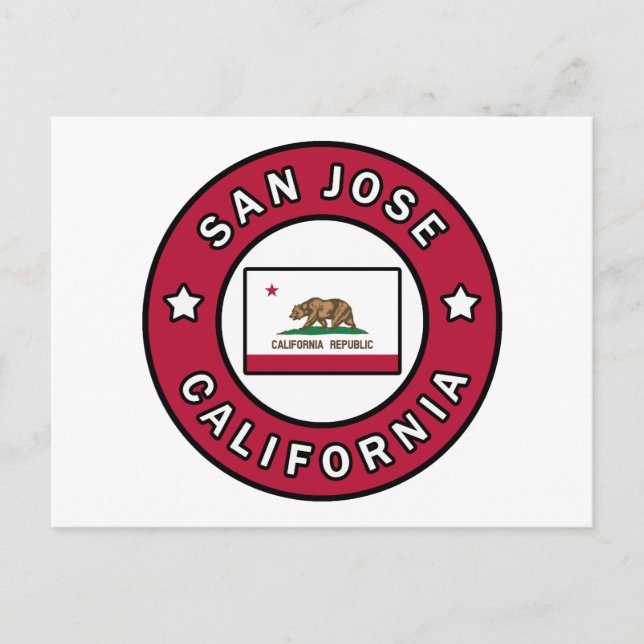 Carte Postale San Jose Californie (Devant)