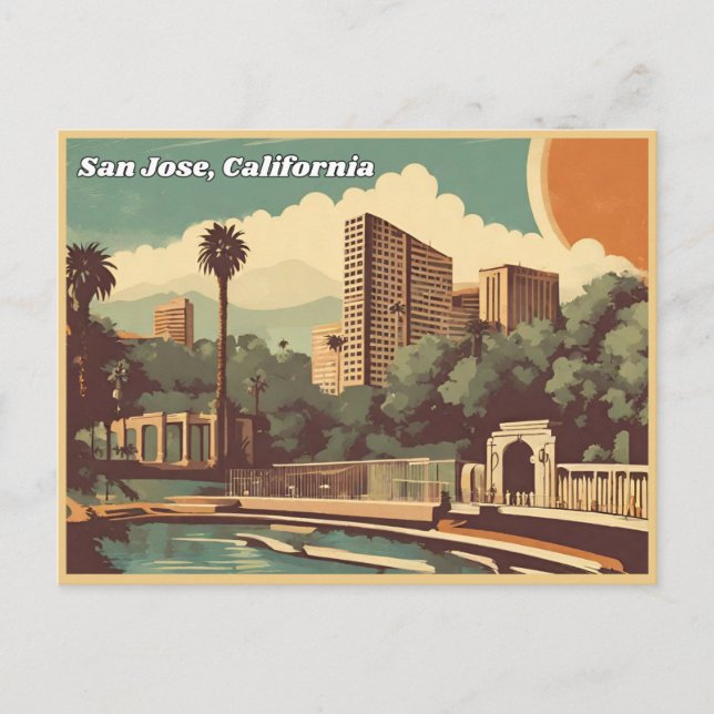 Carte Postale San Jose Californie (Devant)