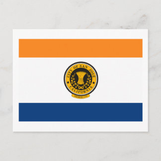 Carte postale San Jose Flag