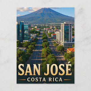 Carte Postale San José Vallées Vertes et Beauté Costaricienne