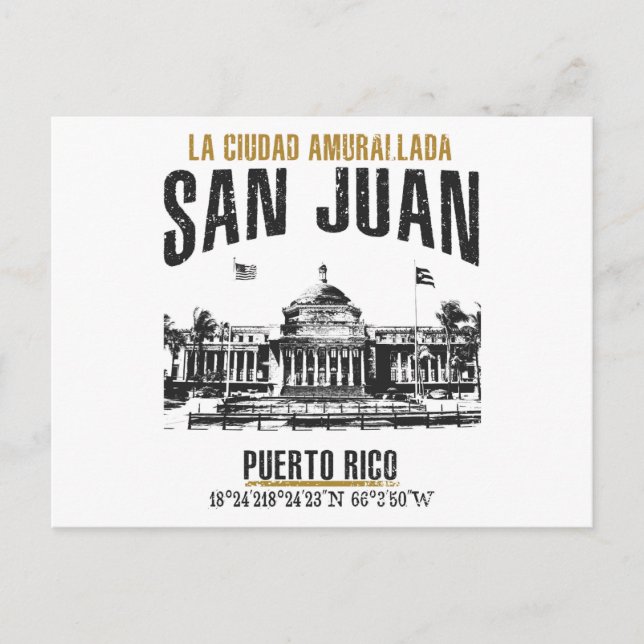 Carte Postale San Juan (Devant)