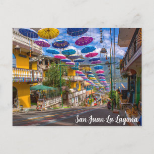 Carte Postale San Juan La Laguna, Guatemala, rue de l'Art