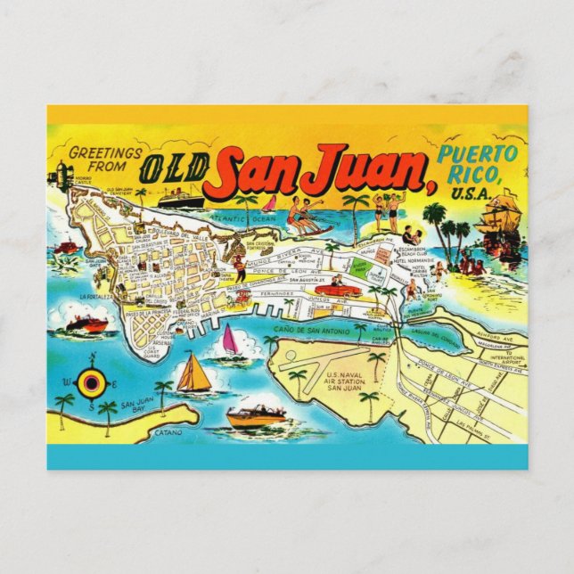 Carte Postale San Juan Porto Rico (Devant)