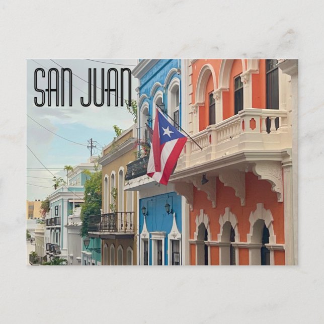 Carte postale San Juan Porto Rico Old San Juan (Devant)