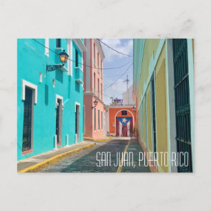 Carte Postale San Juan Porto Rico Pastels Magnifiques