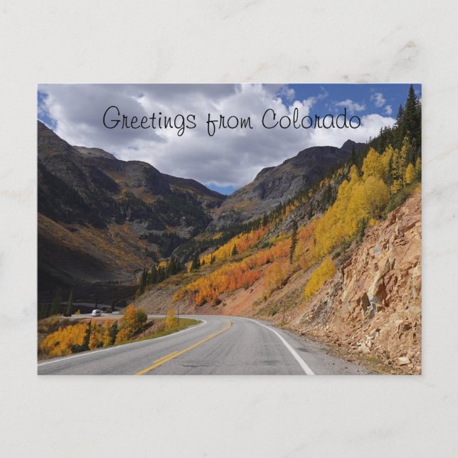 Carte Postale San Juan Skyway entre Durango et Silverton (Devant)