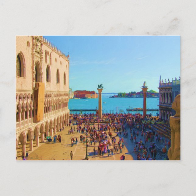 Carte Postale San Marco Piazza - Venezia Italia (Devant)
