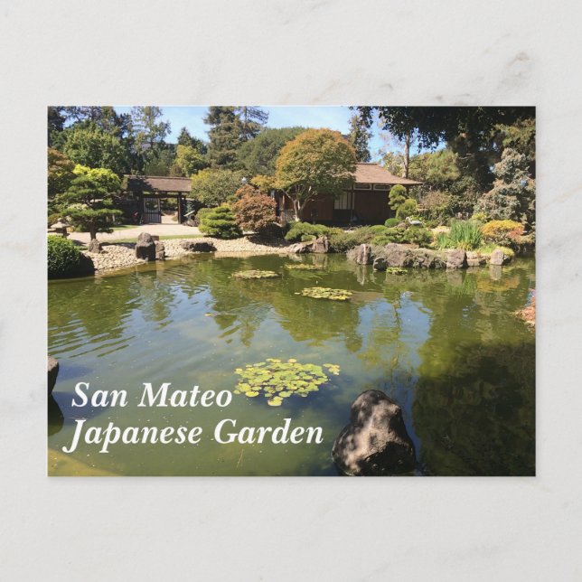 Carte postale San Mateo Japanese Garden (Devant)