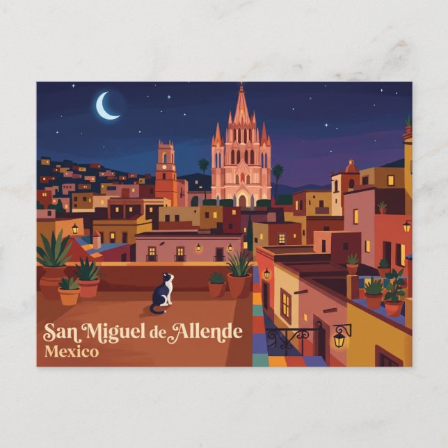 Carte Postale San Miguel de Allende Mexique (Devant)