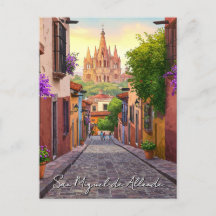 San Miguel de Allende Mexique Aquarelle de voyage
