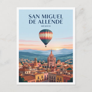 Carte Postale San Miguel de Allende Mexique Voyage Souvenir