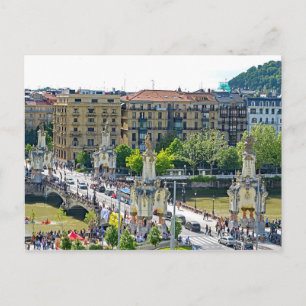 Carte Postale San Sebastian - Donostia. Pont María Cristina.