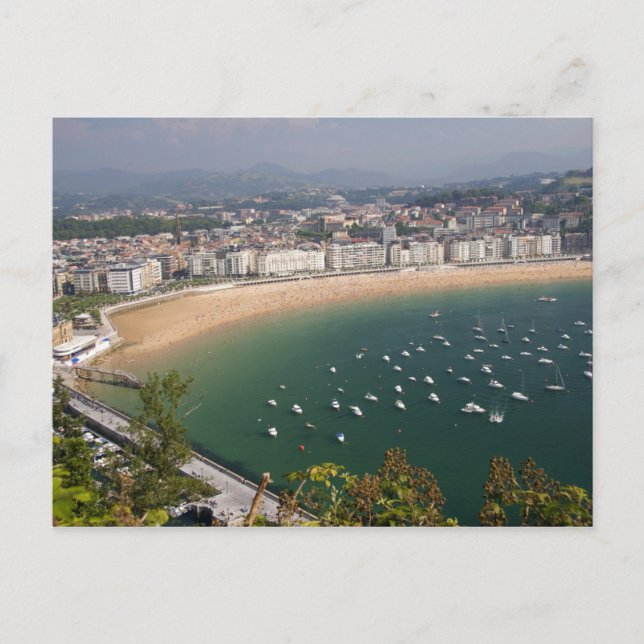 Carte Postale San Sebastian, Espagne. La ville basque de San (Devant)