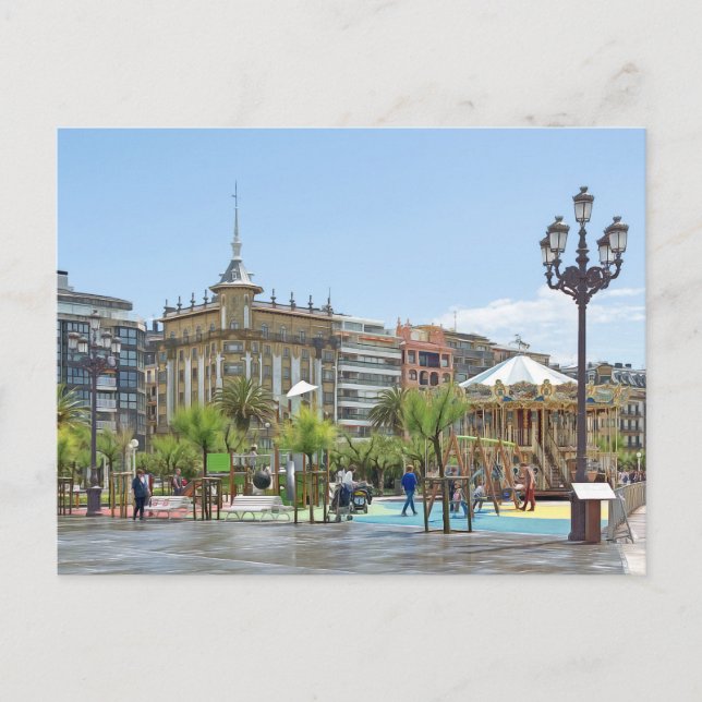 Carte Postale San Sebastian. n° 4. (Devant)