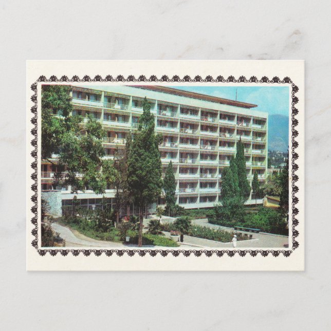 Carte Postale Sanatorium soviétique Yalta (1978) (Devant)