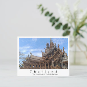 Carte Postale Sanctuaire de la Vérité, Pattaya, Thaïlande