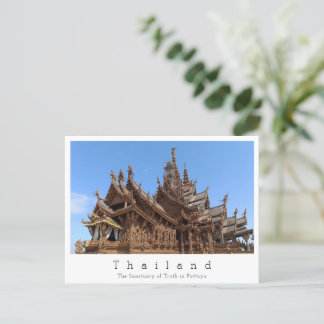 Carte Postale Sanctuaire de la Vérité, Pattaya, Thaïlande