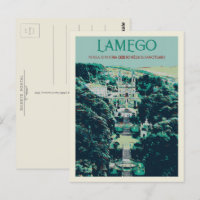 Sanctuaire Lamego au Portugal Illustration