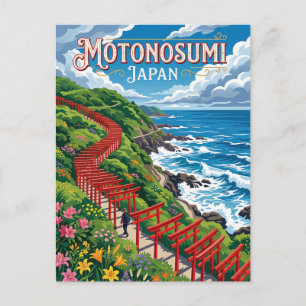 Carte Postale Sanctuaire Motonosumi Japon
