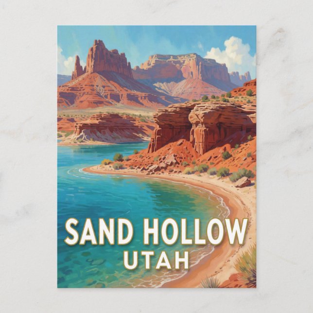 Carte Postale Sand Hollow State Park (Devant)