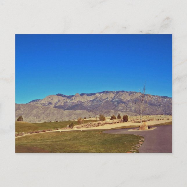 Carte Postale Sandia Mountain, Albuquerque Nouveau-Mexique (Devant)