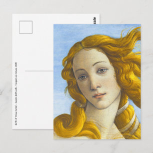 Carte Postale Sandro Botticelli - Détail de la naissance de Vénu