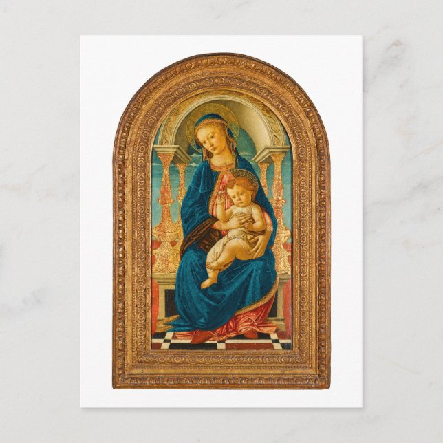 Carte Postale Sandro Botticelli Madonna and Child c 1470 (Devant)
