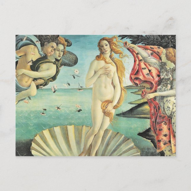 Carte Postale Sandro Botticelli naissance de Vénus (Devant)