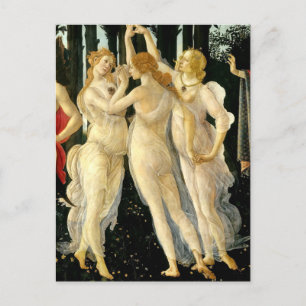 Carte Postale Sandro Botticelli "Primavera - Trois Graces"