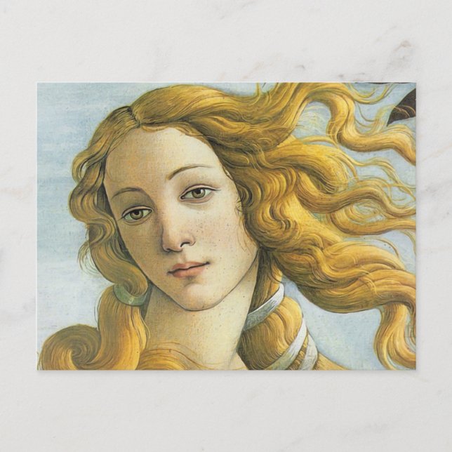 Carte Postale Sandro Botticelli - Vénus (Détail) (Devant)