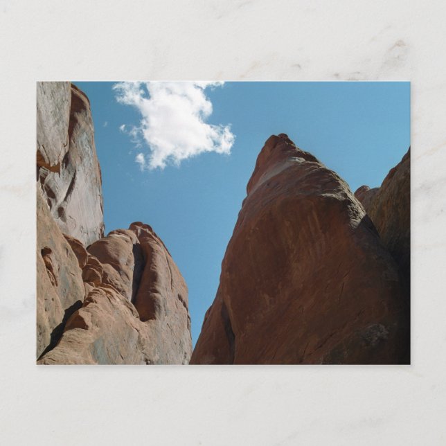 Carte Postale Sandstone Rock Fins Utah Desert Photo (Devant)