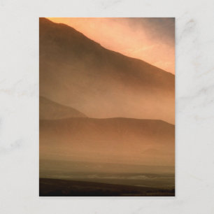 Carte Postale Sandstorm at Mesquite Sand Dunes