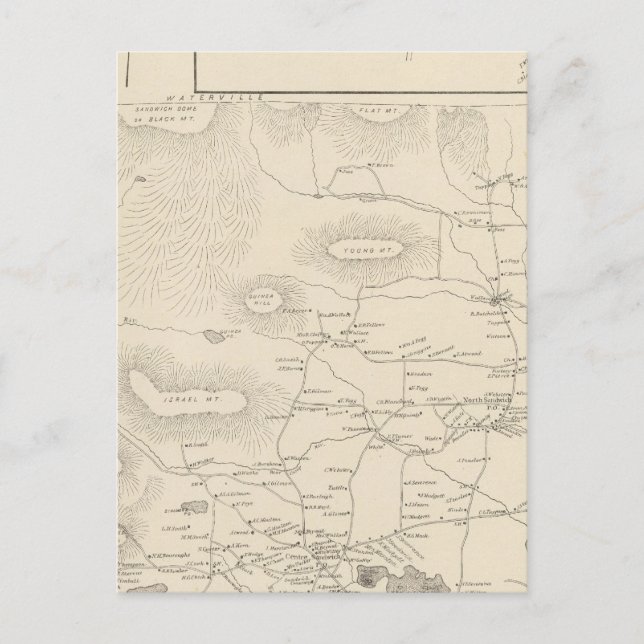 Carte Postale Sandwich, Carroll Co (Devant)