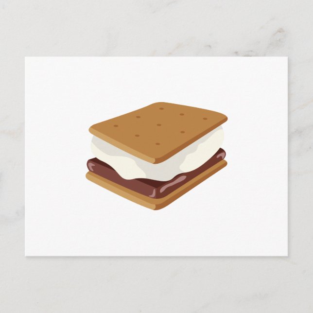 Carte Postale Sandwich de Smores (Devant)
