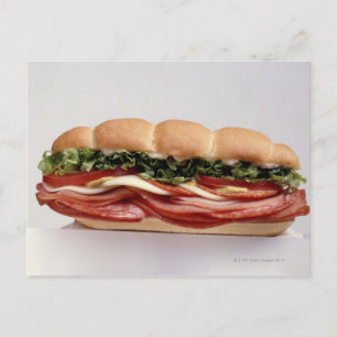 Carte Postale sandwich Deli
