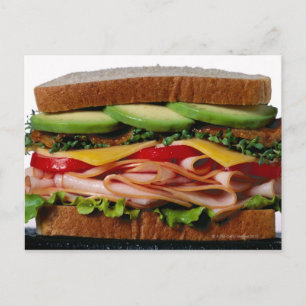 Carte Postale sandwich empilé