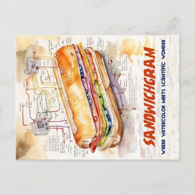 Carte Postale Sandwichgram (Devant)