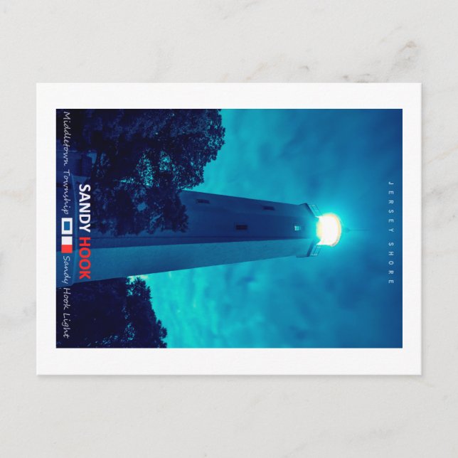 Carte Postale Sandy Hook. (Devant)